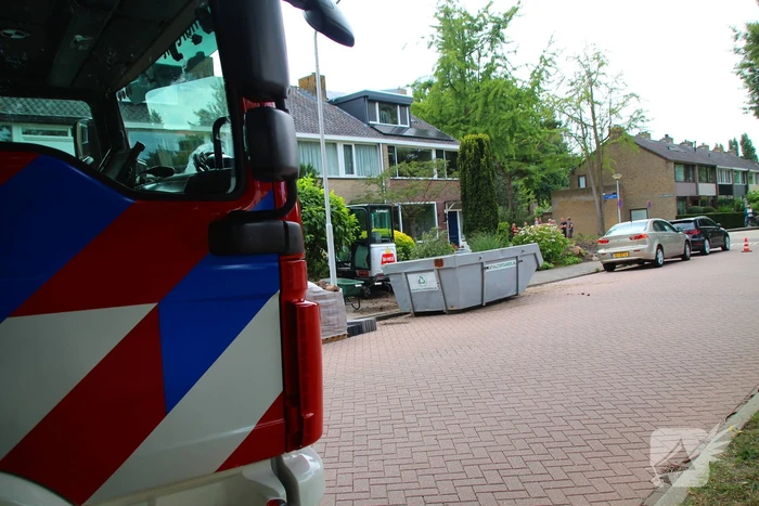 Graafmachine veroorzaakt gaslek