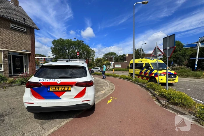 Voorrangsongeluk leidt tot gewonde fietser
