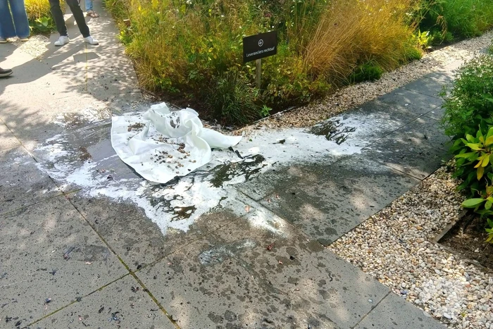 Oplettende omstanders blussen fietsbrand