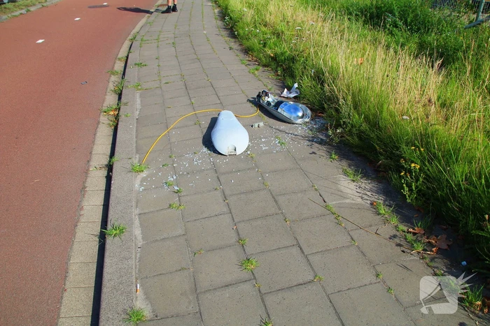 Vrachtwagen slaat om
