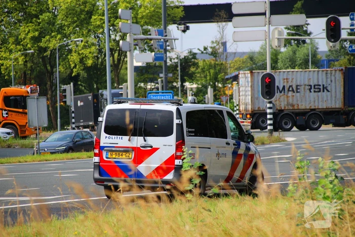 Jeep zwaar beschadigd door ongeluk