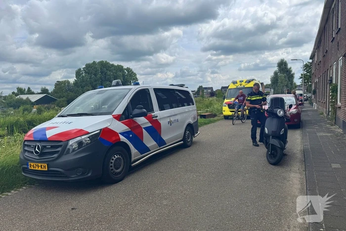 Kind aangereden door scooter
