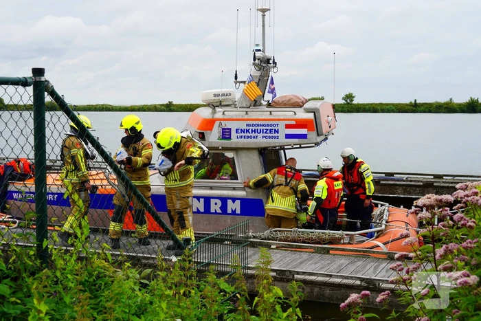 Reddingsoperatie op het water