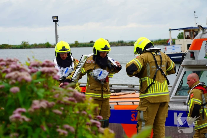 Reddingsoperatie op het water