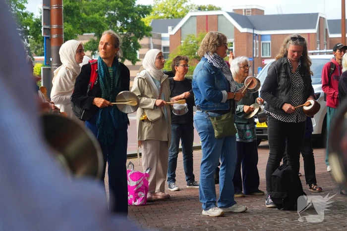 Protest tegen hongersnood trekt aandacht