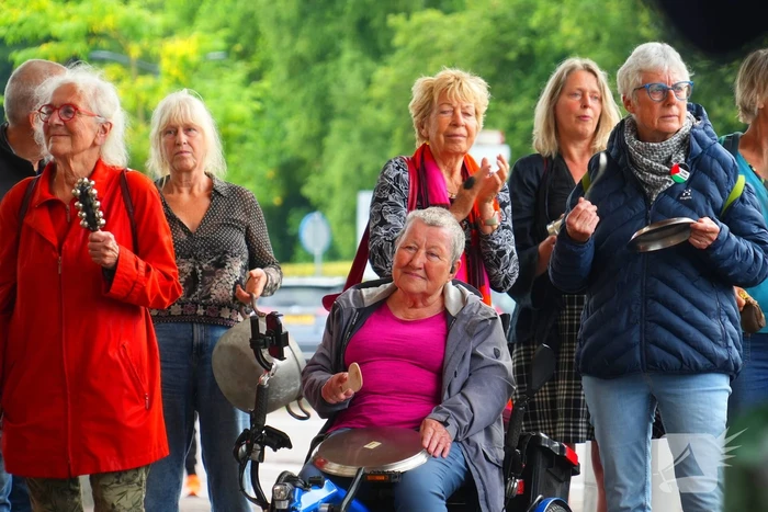 Protest tegen hongersnood trekt aandacht