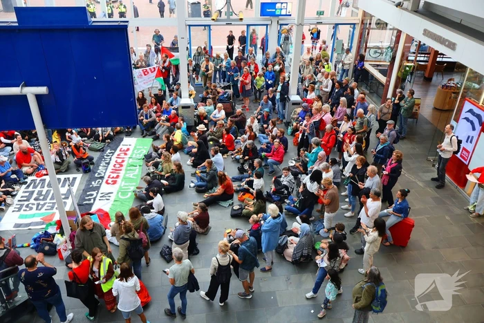 Demonstratie tegen uithongering in Gaza