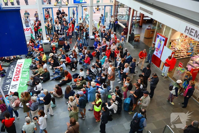 Demonstratie tegen uithongering in Gaza