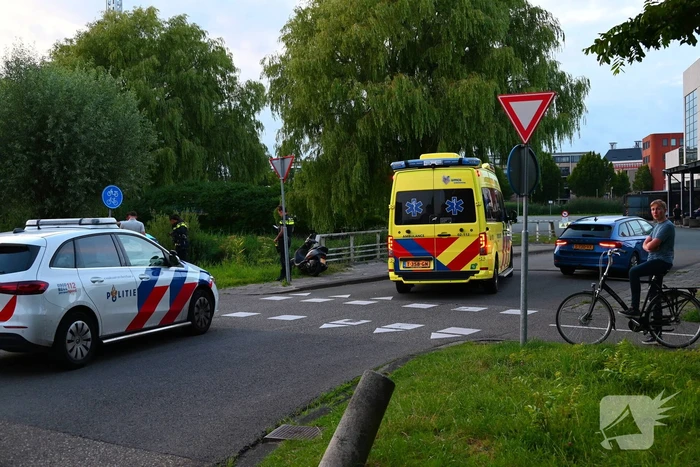 Scooterrijder gecontroleerd op letsel