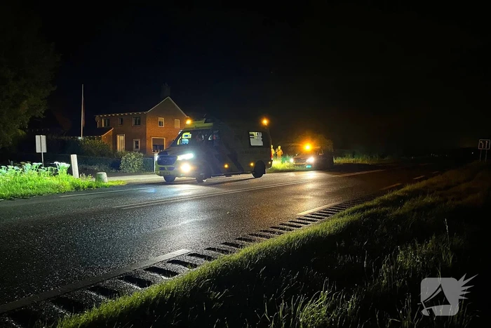 Ernstige hoofdwond bij fietser na ongeluk