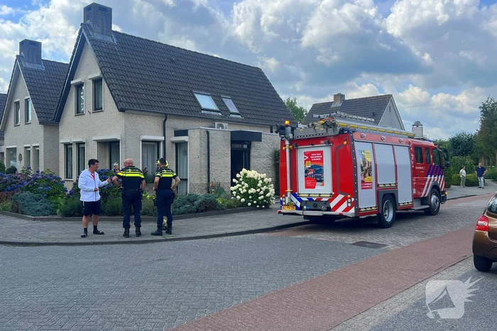 Wasdroger in brand, niemand gewond