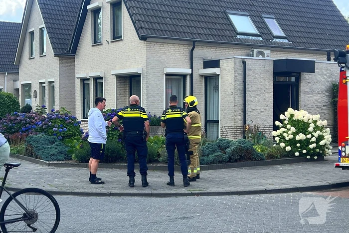 Wasdroger in brand, niemand gewond