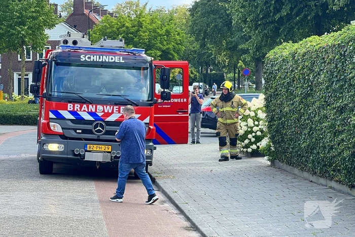 Wasdroger in brand, niemand gewond