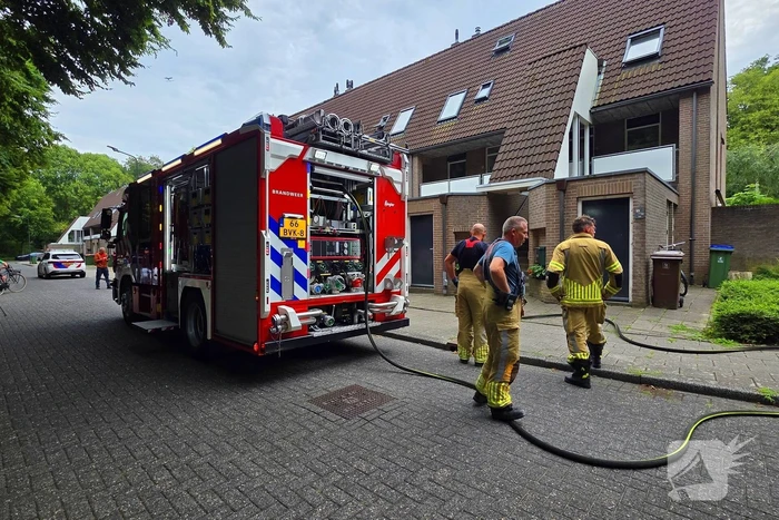 Woningbrand snel geblust
