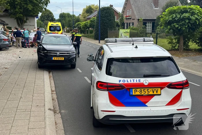 forse aanrijding met meerdere voertuigen