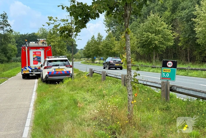 Buitenbrand door snoeiafval snel geblust