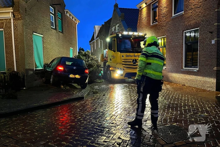 Auto ramt woning