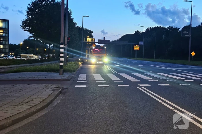 Ongeval tussen auto en scootmobiel