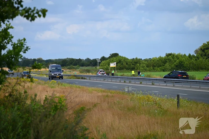 Geen brand bij ongeval maar wel schade