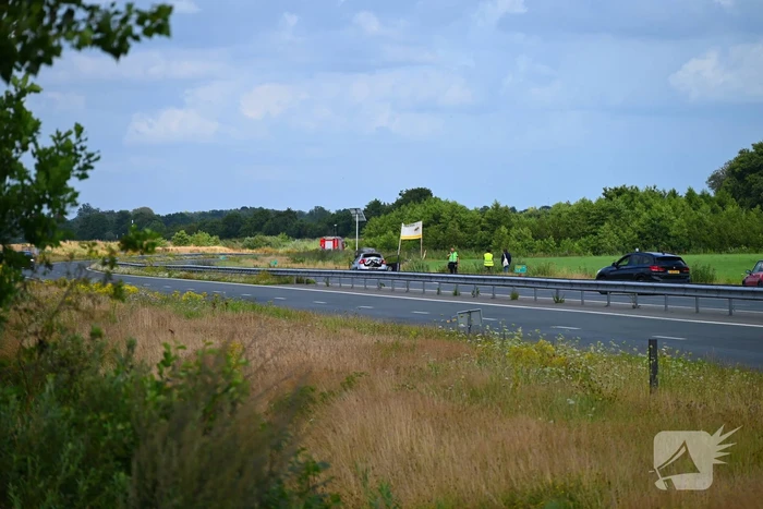 Geen brand bij ongeval maar wel schade