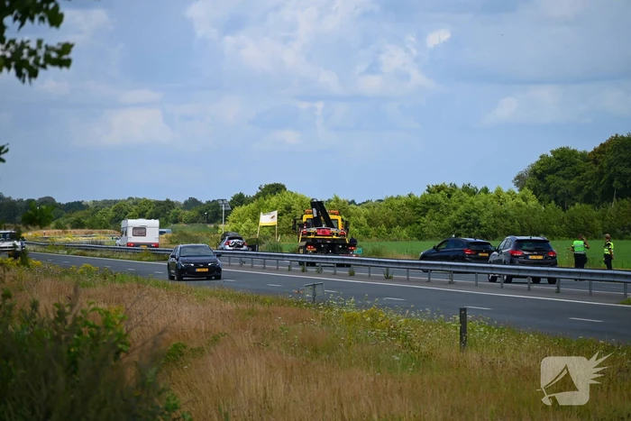 Geen brand bij ongeval maar wel schade