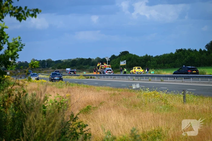 Geen brand bij ongeval maar wel schade