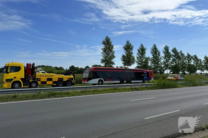Stadsbus komt stil te liggen door lege accu