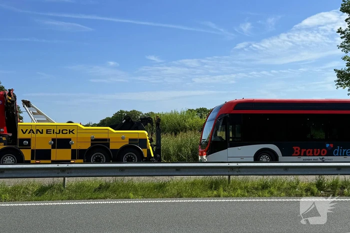 Stadsbus komt stil te liggen door lege accu