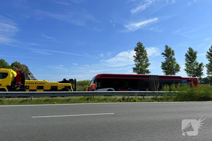 Stadsbus komt stil te liggen door lege accu