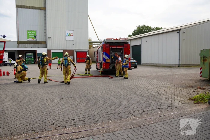 Brand in vrachtwagen snel aangepakt