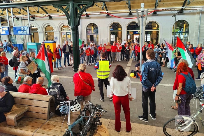 Demonstranten eisen aandacht voor Palestina