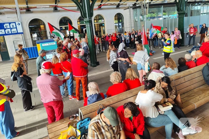 Demonstranten eisen aandacht voor Palestina