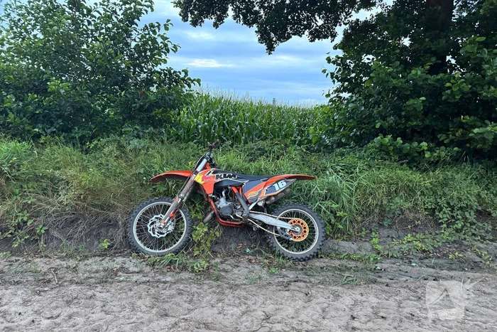 Jongeman gewond bij ongeval met crossmotor