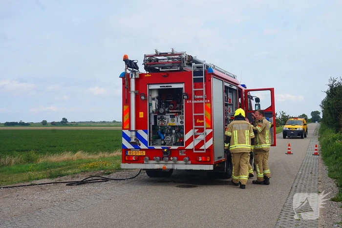 Geslaagde blusactie bij autobrand
