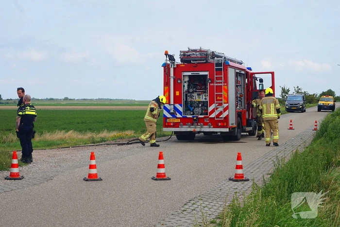 Geslaagde blusactie bij autobrand