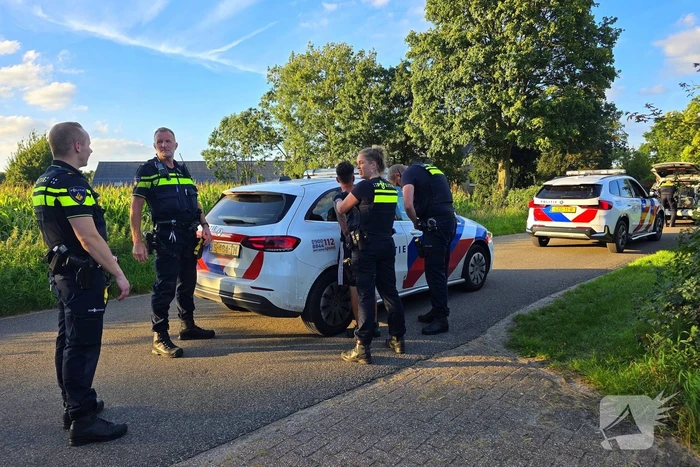 Gevluchte bestuurder na botsing op snelweg door politiehelikopter gevonden