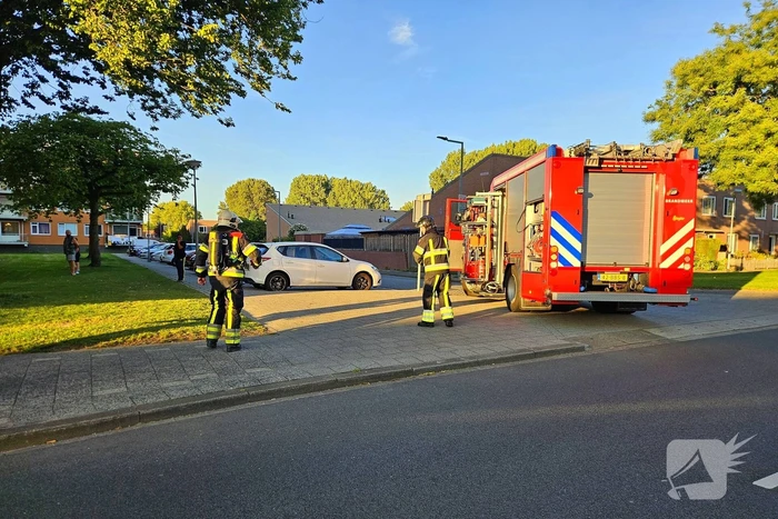 Brandweerinzet om vuur te bestrijden