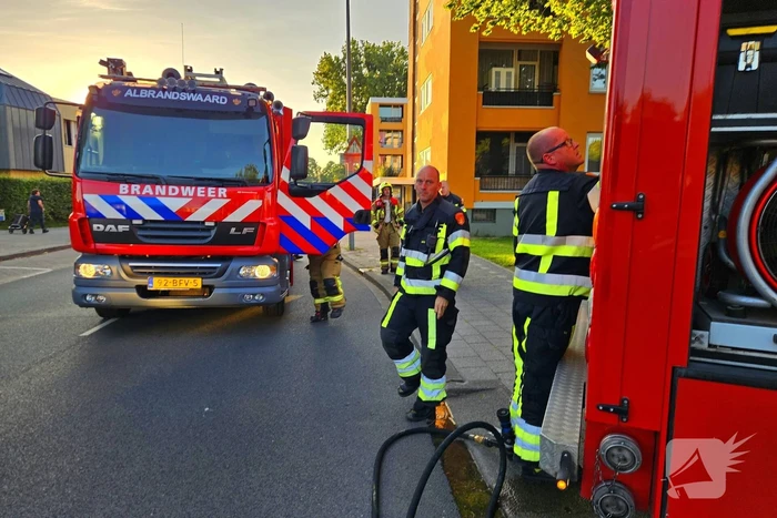 Brandweerinzet om vuur te bestrijden