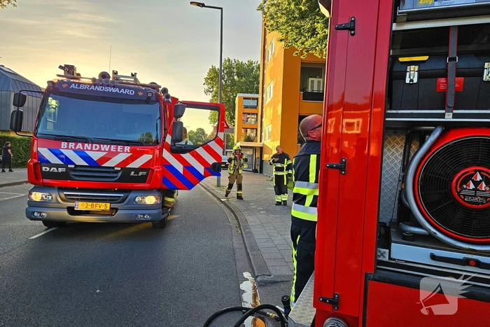 Brandweerinzet om vuur te bestrijden
