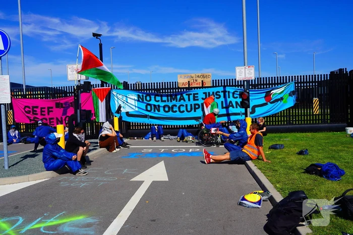 Datacenter geblokkeerd door demonstranten