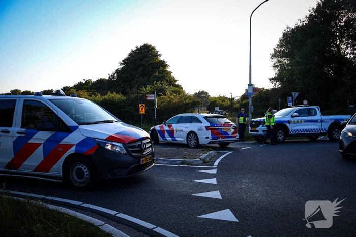 Ongeval tussen motorrijder en fietser leidt tot verwondingen