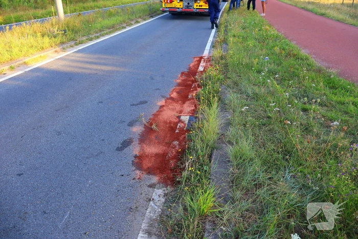 Ongeval tussen motorrijder en fietser leidt tot verwondingen