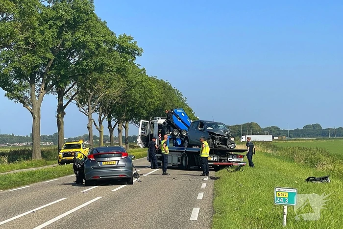 Traumahelikopter ingezet bij verkeersongeval