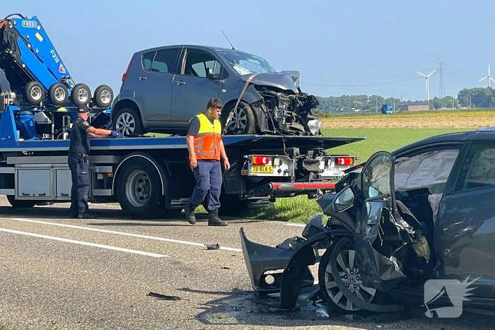 Traumahelikopter ingezet bij verkeersongeval