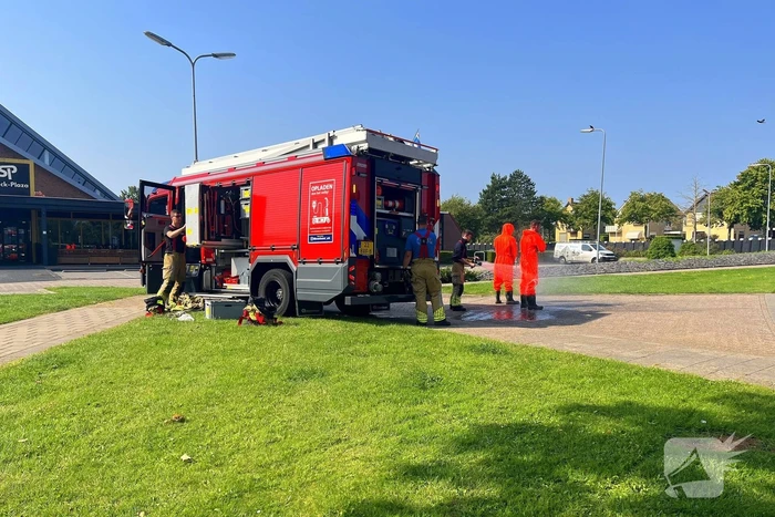 Reiger bevrijdt uit visdraad
