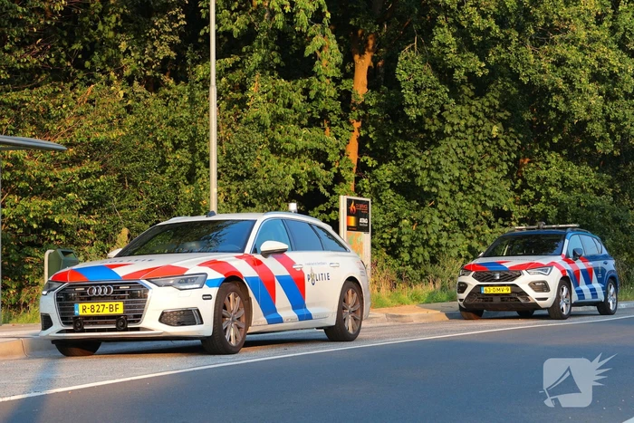 Grootschalige zoekactie met speurhond