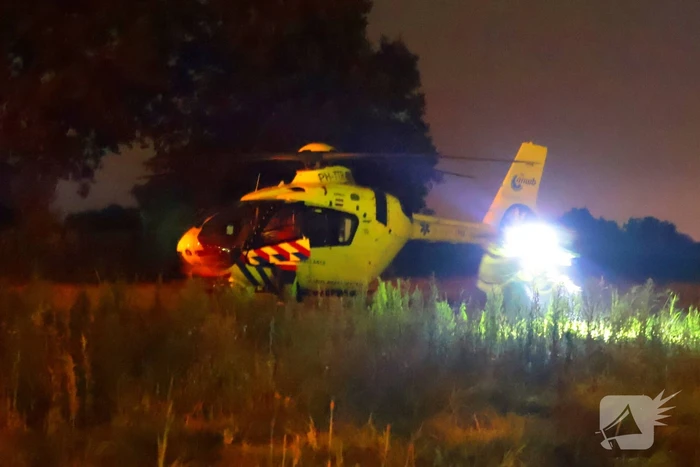 Traumahelikopter assisteert bij medisch incident