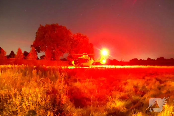 Traumahelikopter assisteert bij medisch incident