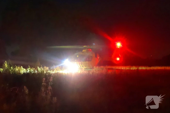 Traumahelikopter assisteert bij medisch incident
