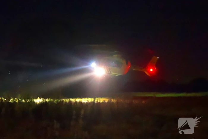 Traumahelikopter assisteert bij medisch incident